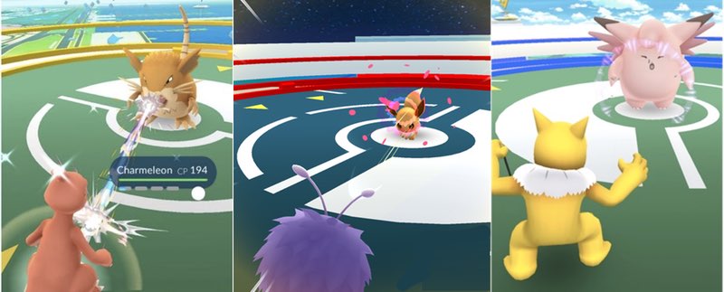 Pokemon GO Fighting Screenshot