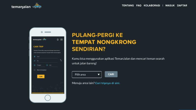 TemanJalan Situs | Screenshot