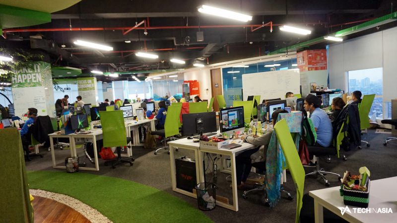 Kantor Tokopedia  Hijau Muda Bergelora Tech in Asia