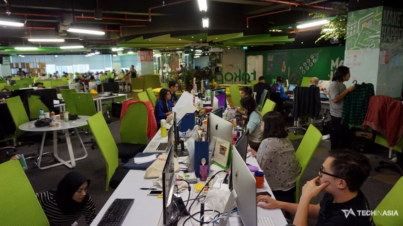 Kantor Tokopedia - Hijau, Muda, Bergelora!  Tech in Asia