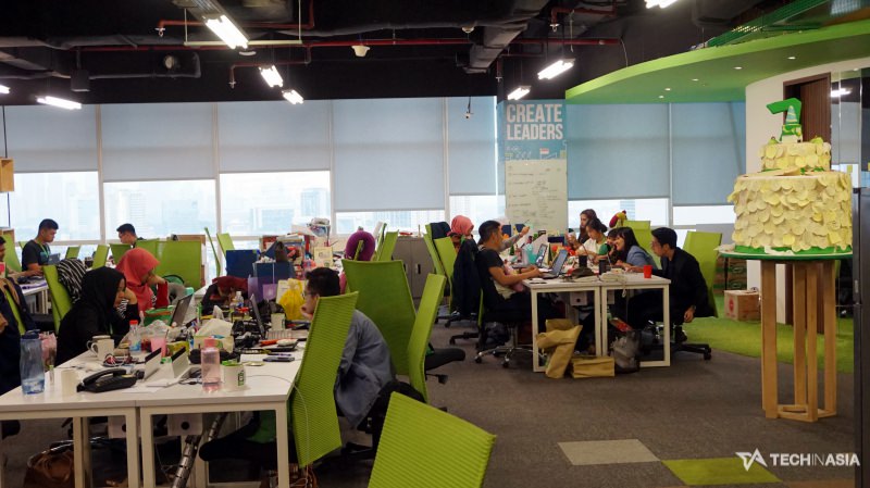 Kantor Tokopedia  Hijau Muda Bergelora Tech in Asia