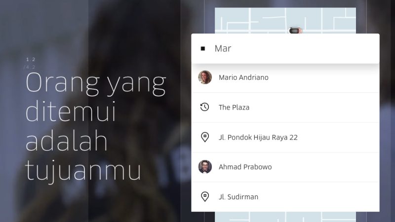 Uber Desain Baru Bertemu Orang | Screenshot