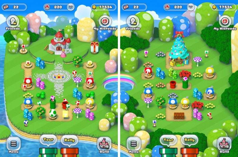 Super Mario Run - Kingdom Overview | Screenshot