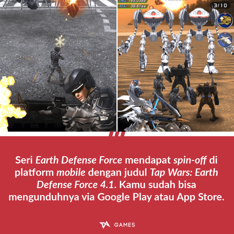 Tap Wars: Earth Defense Force 4.1 | News
