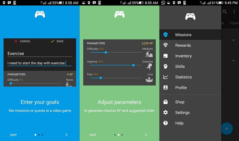 aplikasi gamifikasi | screenshot 2