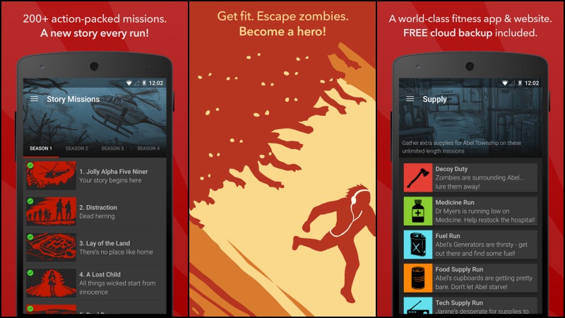 Aplikasi Olahraga | Zombies, Run!