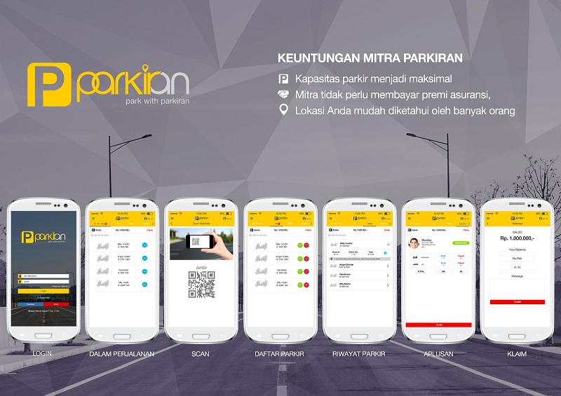 Aplikasi Parkiran - Screenshot