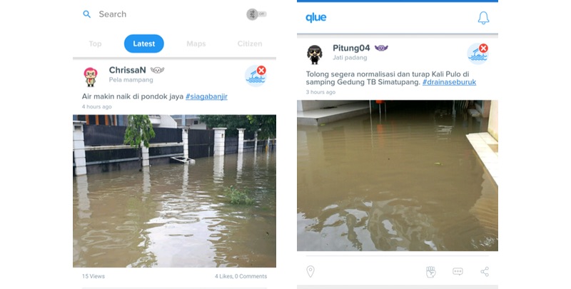 Qlue Banjir | Screenshot