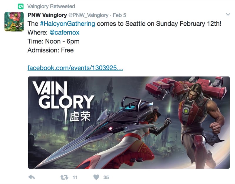 Vainglory Account RT Fan Event | Screenshot