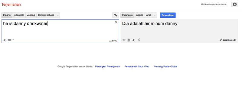 Google Translate Wrong