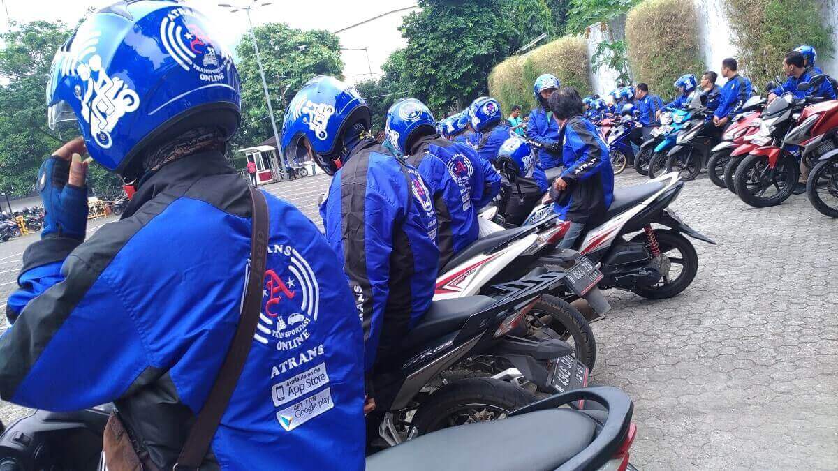 Atrans Aplikasi Ojek Online Buatan Perusahaan Rental Konvensional