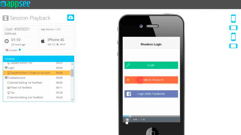 Appsee | Screenshot 1