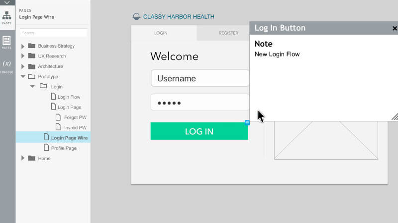 Axure | Screenshot 1