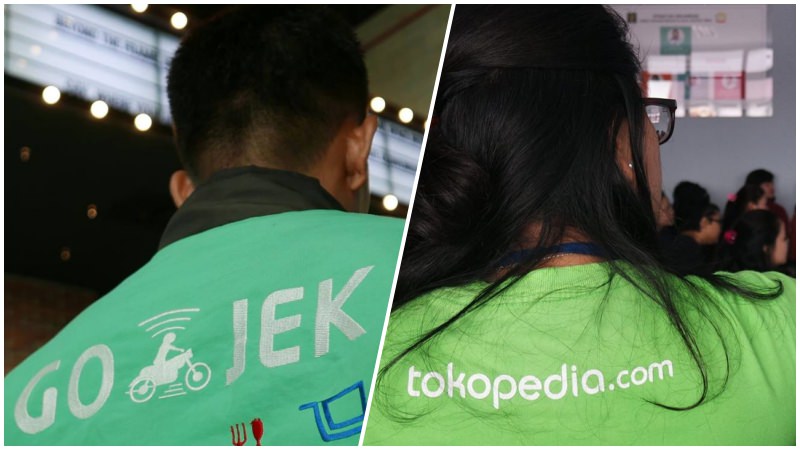 GO-JEK vs Tokopedia | Collage
