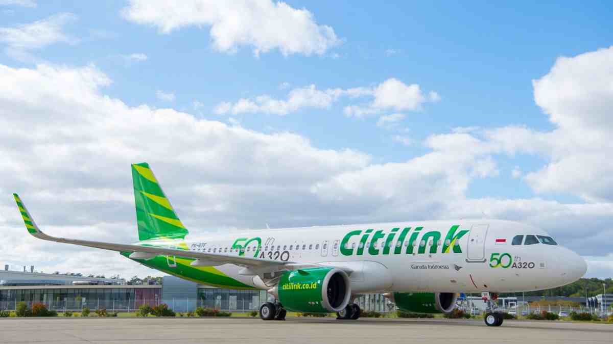 Pesawat Citilink | Sumber: Tech in Asia Indonesia