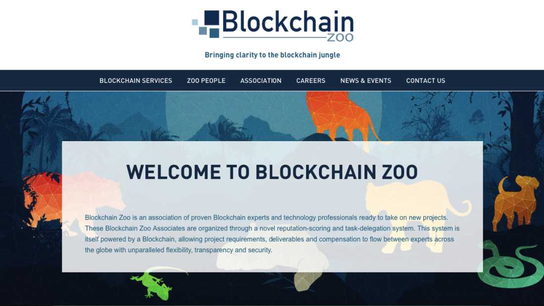Blockchain Zoo | Screenshot