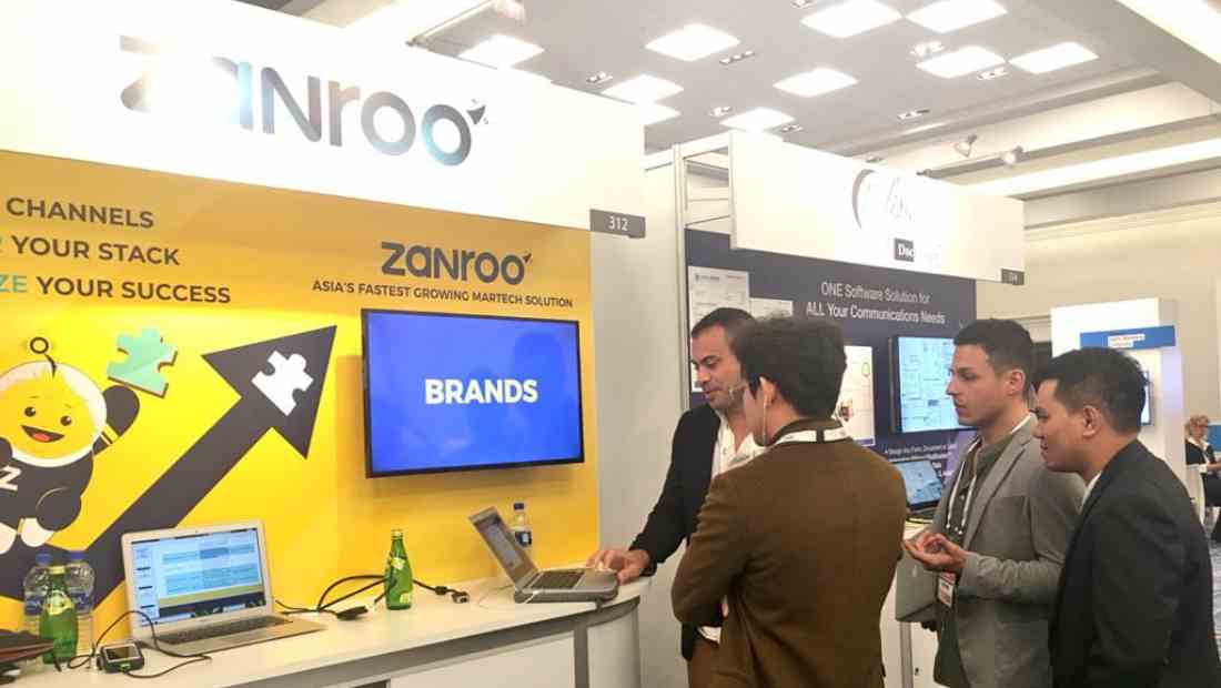 Tim dari Zanroo menjelaskan layanan platform mereka | Photo