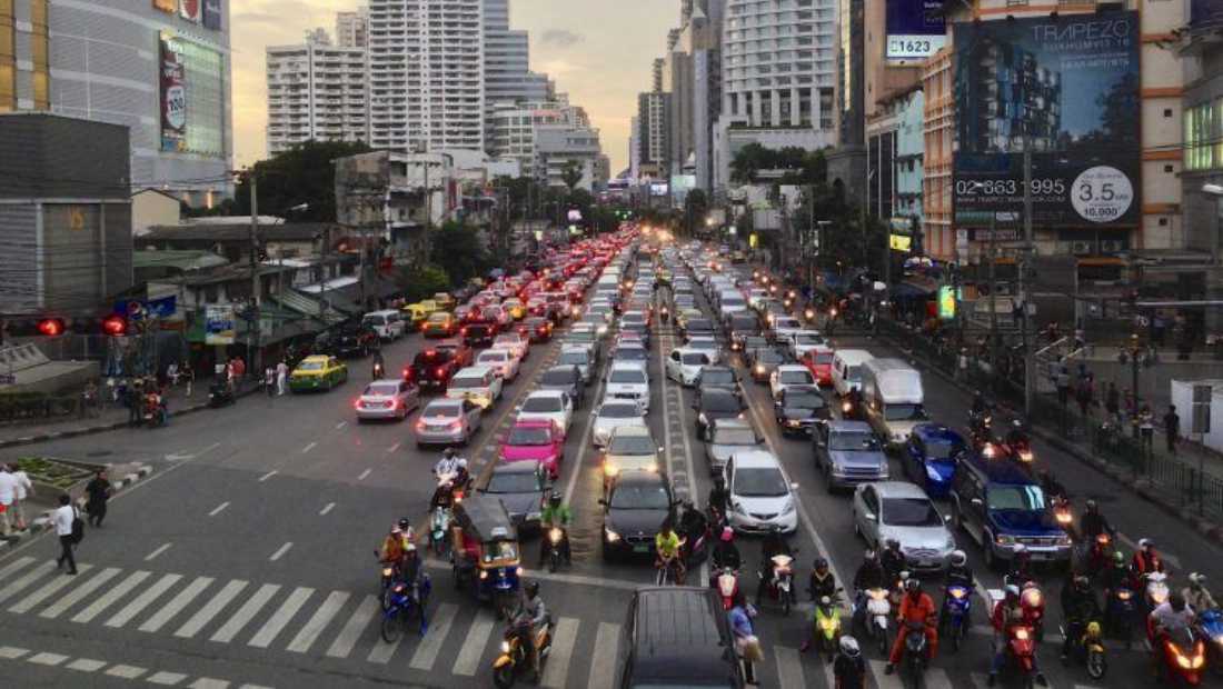 Kemacetan di Bangkok