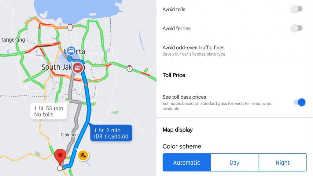 Google Maps Rilis Fitur Cek Tarif Tol di Indonesia, Cakup 2.000 Ruas Jalan