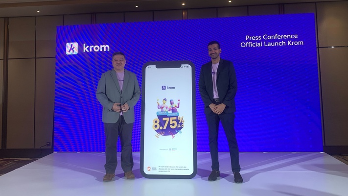 Kredivo resmi rilis bank digital Krom, tawarkan bunga hingga 8,75 persen