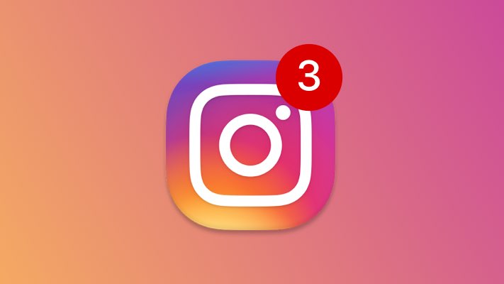 Instagram notification illustration